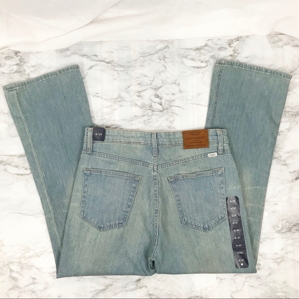 LUCKY BRAND Bridgette Mini Boot NWT•4•27” Inseam - Picture 5 of 7